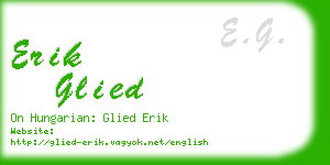 erik glied business card